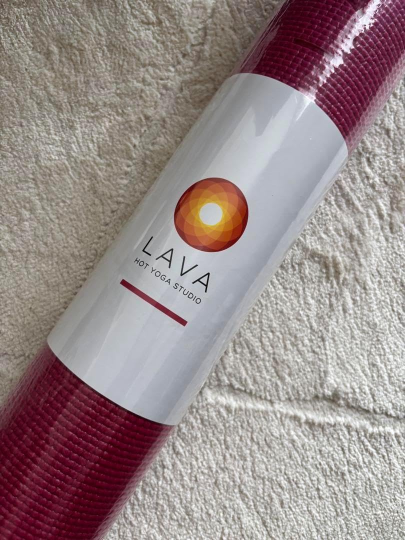 ♡ホットヨガLAVA ヨガマット マゼンダ+ ヨガマットバッグ　新品未使用品 新着商品】LAVA ホットヨガ ヨガマット ヨガラグ ラバ
